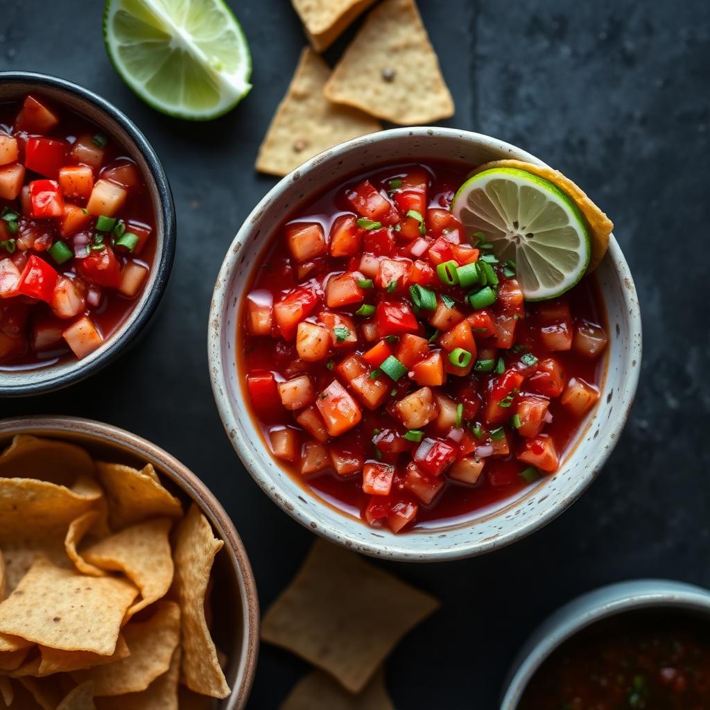 Fresh salsa and chips
